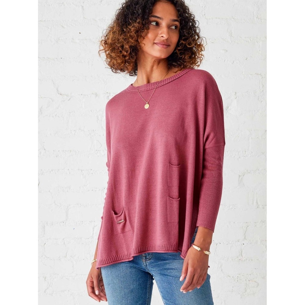 Mer Sea Catalina Oversized Sweater One‎ Size rose pink